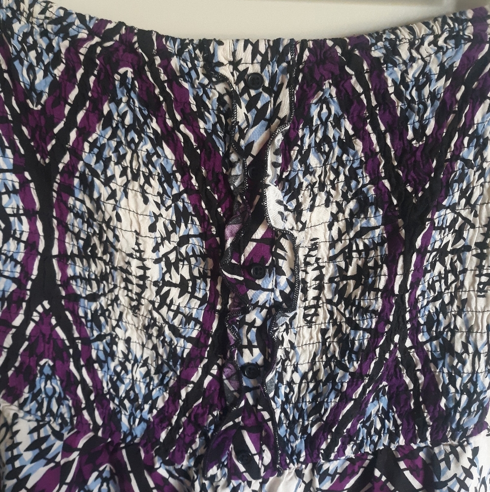 Fun Patterned Romper - Picture 2 of 5
